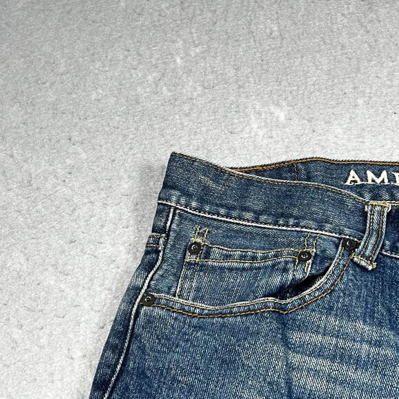 American Eagle Original Bootcut Jeans 34x34 Mens 100% Cotton Medium Wash - Picture 4 of 14